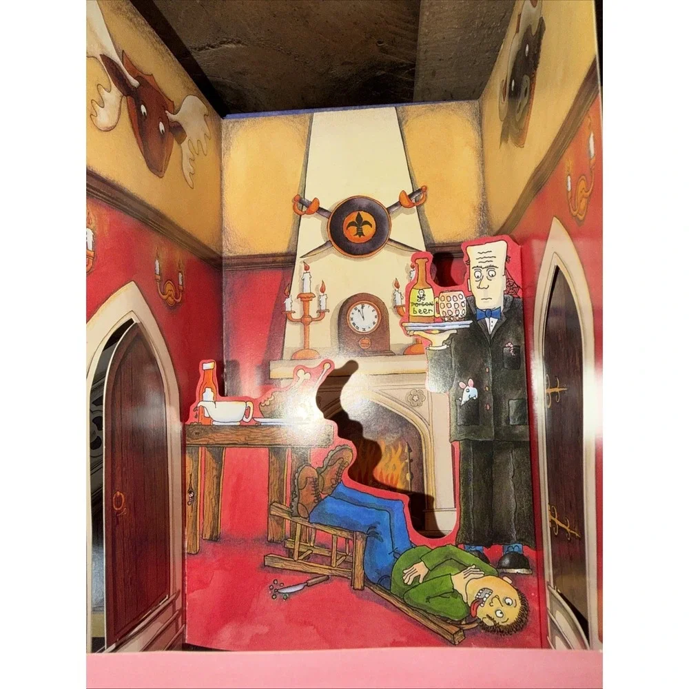 Ghostorama 3-D Diorama Pop-Up Haunted Halloween Castle Book Game Vintage‎ 1998